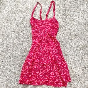 For Love and Lemons Pink Star Tank Mini Dress